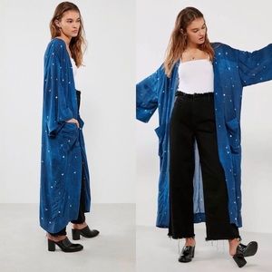 Seeing Stars Blue All Over Stars Kimono
